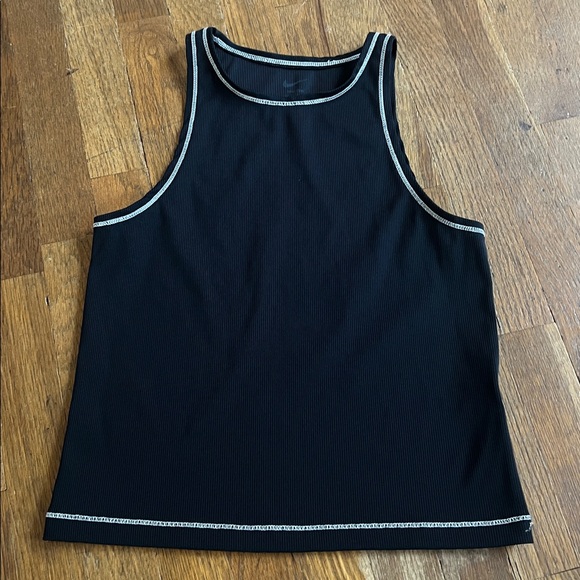 Nike Y2K Racerback Ribbed Tank Black 🖤🖤- s - Picture 1 of 3